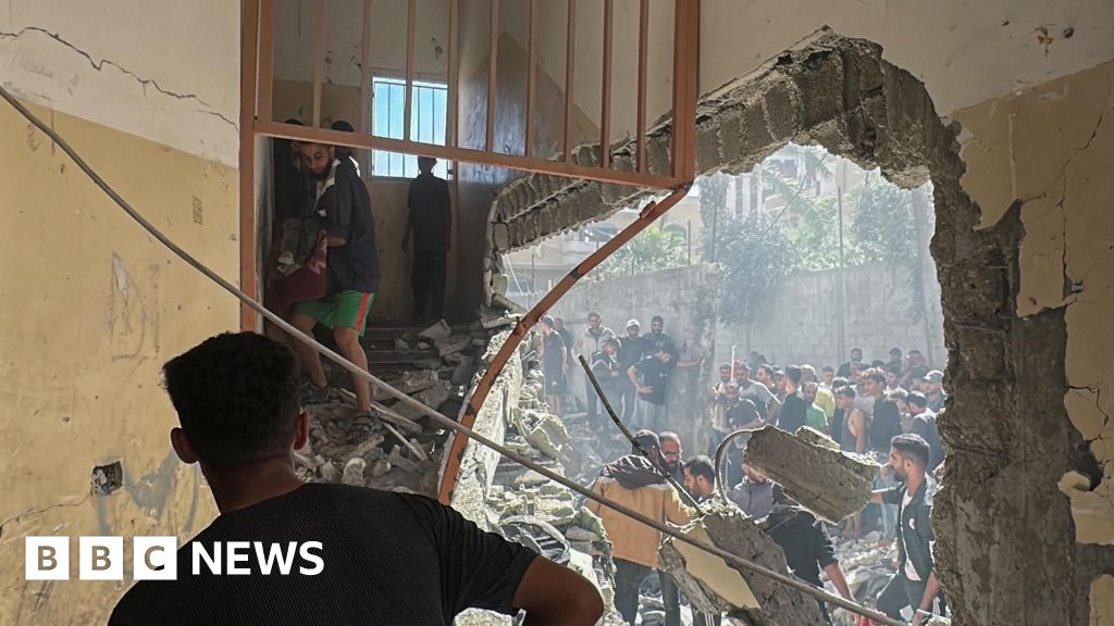 Israel strike on Gaza school-turned-shelter kills 17, hospital says